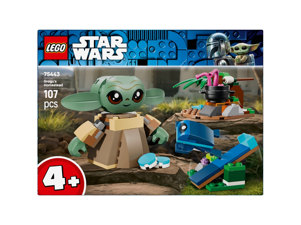Lego® 75443 Star Wars Lar Do Grogu – Cenário Com Baby Yoda