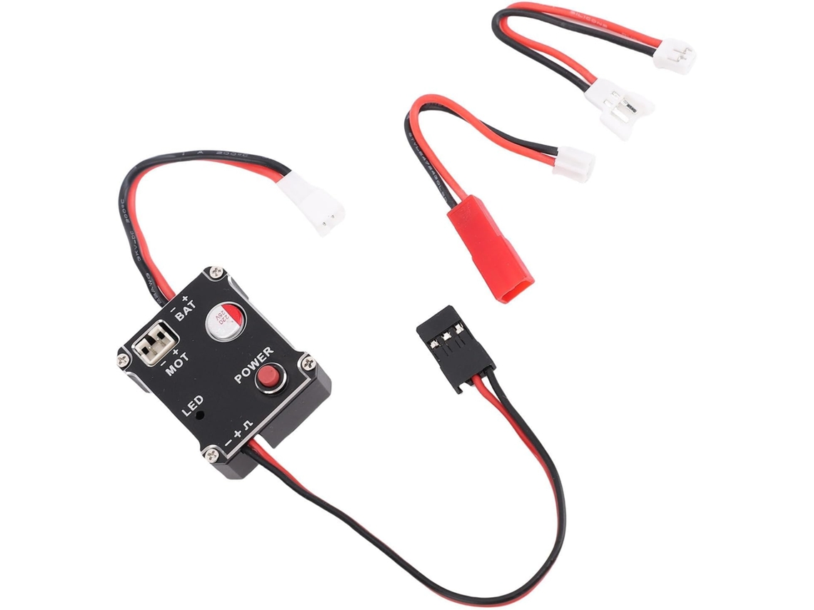 Controlador de Velocidade SFUSHOS com Motor Escovado para Carros Rc Scx24/18 e /24