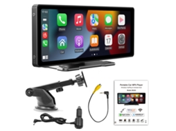 Novo 2023 10,26 Polegadas Dashcam Smart Car Player Controle De Voz Dvr Bt Fm Tela Espelho Carplay Android Brilvibera