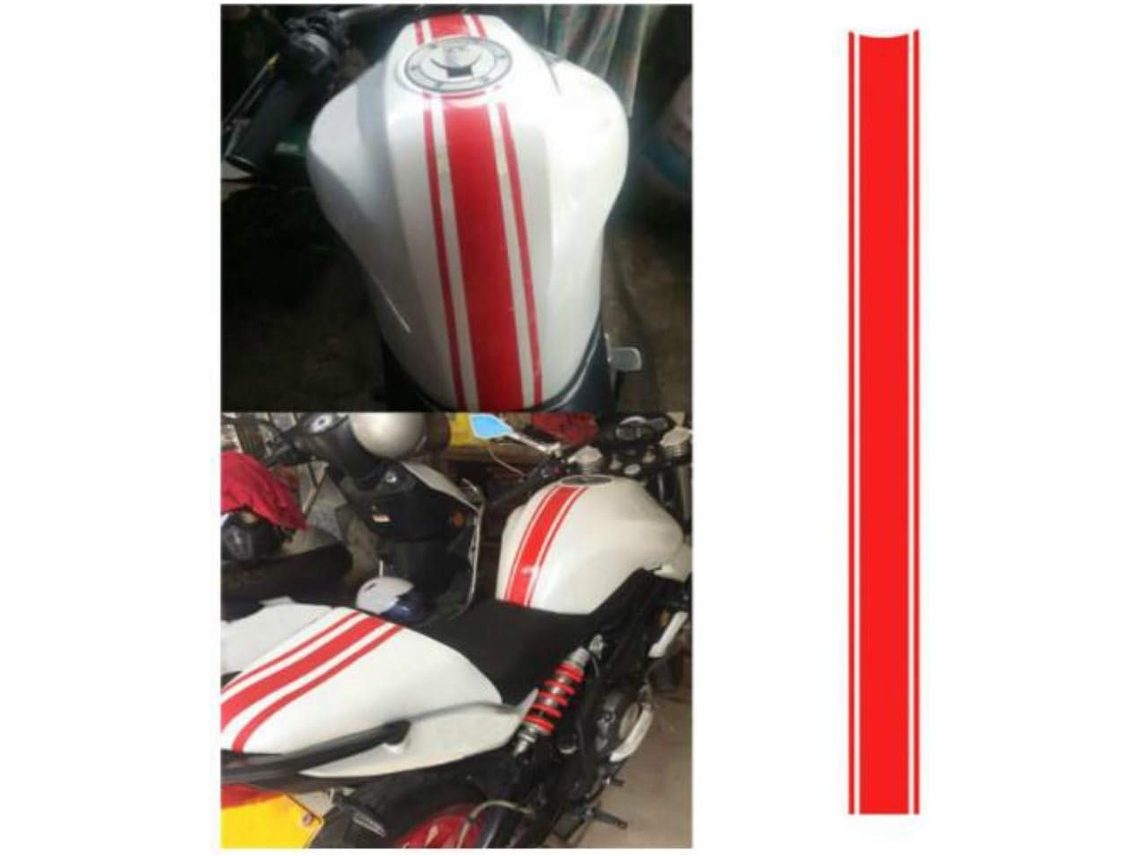 Adesivo De Vinil Com Listras Para Carenagem Motocicleta Sucan, Estilo