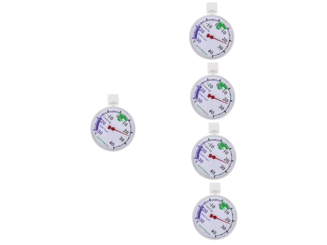 Lurelia Sensor De Temperatura, 5 Unidades, Para Frigorífico E Congelador, Alta Precisão, Alarme Sonoro, Uso Comercial, Material Plástico