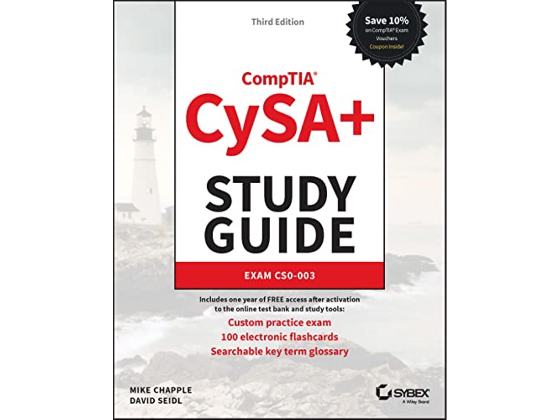 Livro CompTIA CySA Study Guide de Mike Chapple e David Seidl (Inglês)