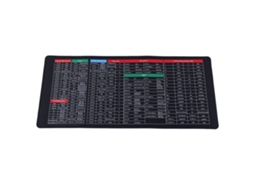 Alfombrilla De Ratón Con Atajos De Teclado Antideslizante Lavable Para Oficina 15.7x35.4 Pulgadas