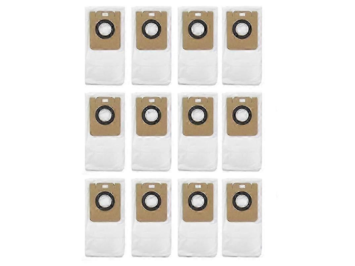 Conjunto De 12 Sacos Para Aspirador Pó Xiaomi Dreame Bot D10 Plus Rls3d Tuotuo