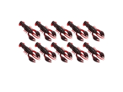 Isca Artificial Camarão Pvc para Pesca de Peixe 10un