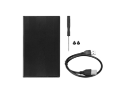 Carcaca de Hdd 2.5 Polegadas 2tb Usb2.0 480mbps Liga de Alumínio para Windows Vista Preto | S/MARCA