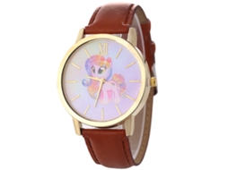 Reloj De Moda Empresarial Unisex De Cuarzo Con Correa De Cuero Café Zhoulianfa
