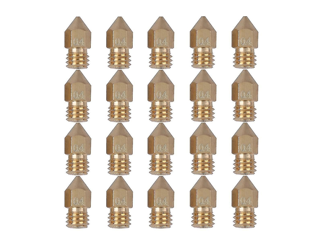 20 Peças De Bico Extrusor Para Impressora 3d, Acessórios Para Impressora 3d, Bico Extrusor Para Impressora 3d
