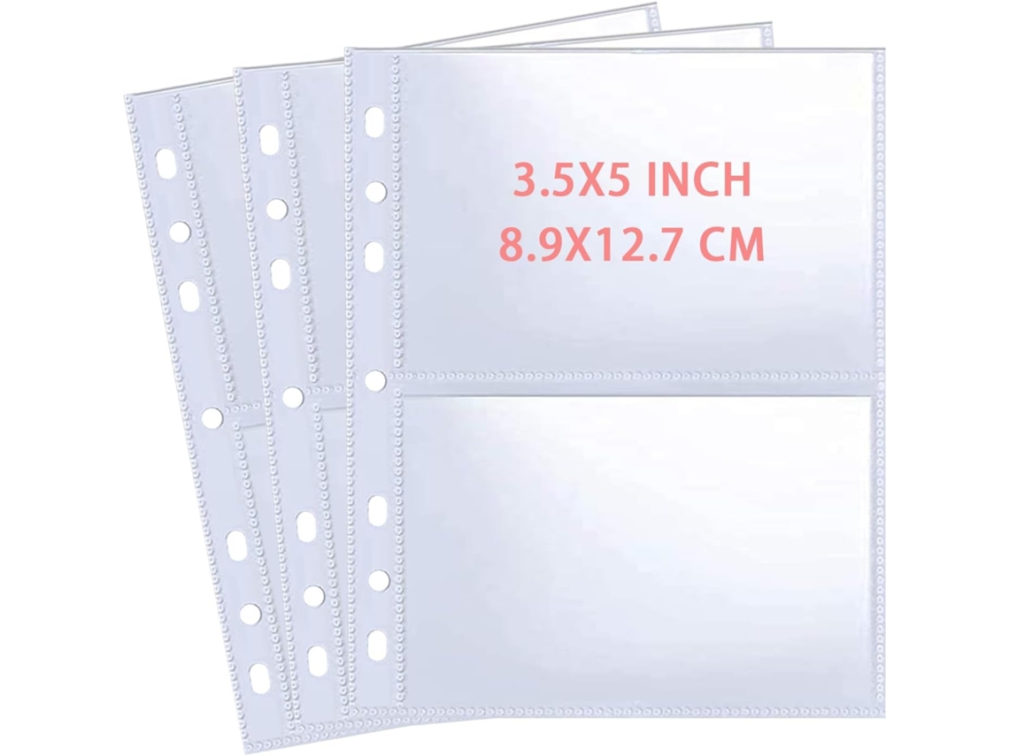 30 Unidades De Capas Protetoras Ultrafinas E Transparentes Photocards, 120 Bolsos, Capas Protetoras Colecionáveis