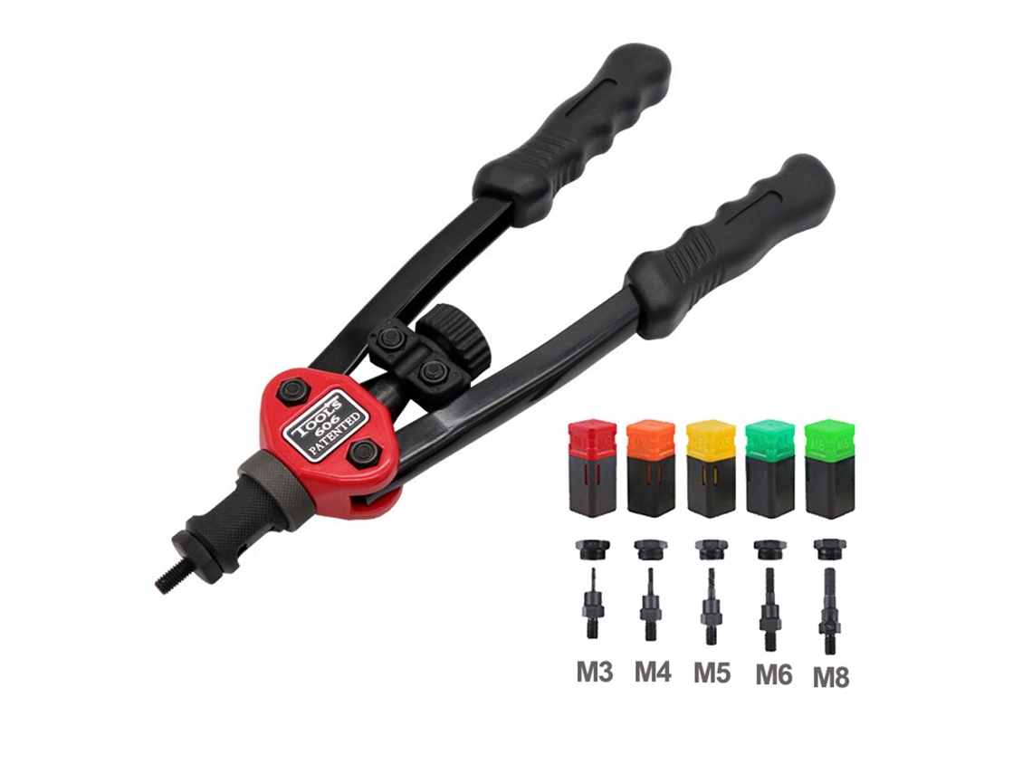 Ferramenta Manual De Fixação Rivet Nut Laxiscreed, Alcance De 300mm Para Trabalhos Precisos E Eficientes