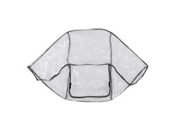 Mali capa de Chuva para Carrinho de Bebê Transparente À Prova de Vento Universal
