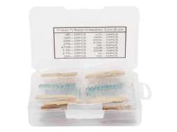 Kit de Resistências de Filme Metálico 525 peças 1/4w 17 valores | S/MARCA