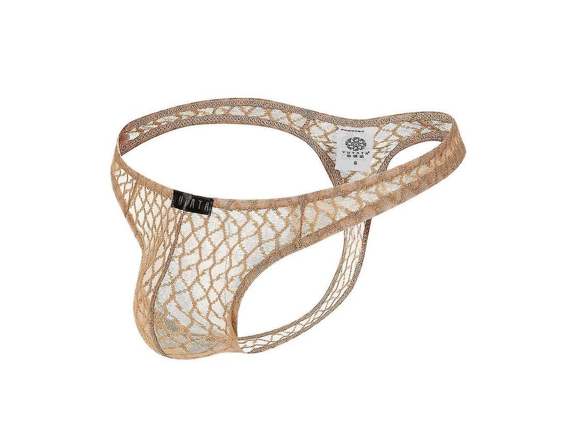 Calcinha G string Sexy de Renda para Homem, Calcinha Transparente, Sutiã, Calcinha, Calcinha Cor da Pele