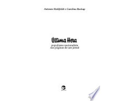 Livro ULTIMA HORA de Antonio Hohlfeldt (Português do Brasil)