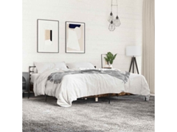 Vidaxl Estrutura De Cama 200x200 Cm Derivados Madeira/metal