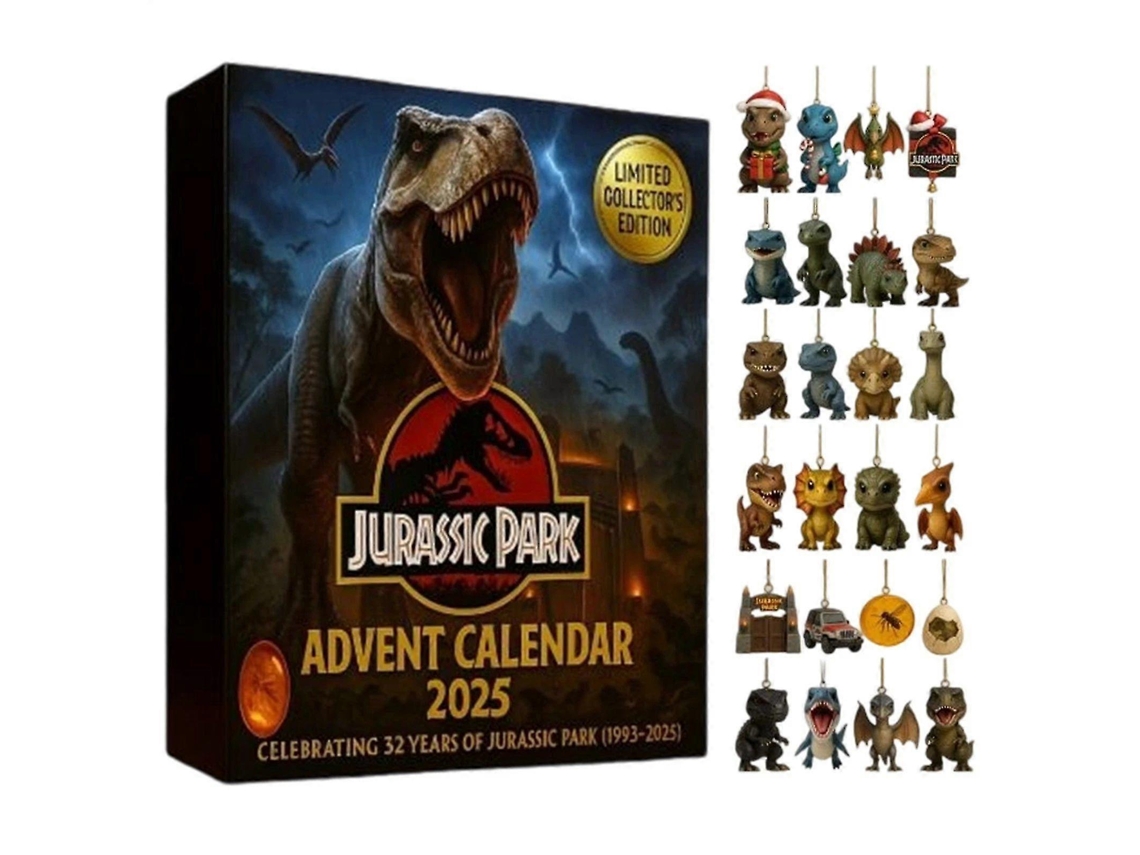 Calendário Do Advento Com Pendentes De Acrílico