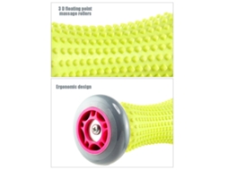 Lurelia Kit De Massagem Para Pés, Rolo E Bola, Fascite Plantar, Tpr, Rosa, Tecido Profundo