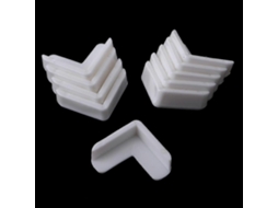 Protetores De Cantos E Bordas Para Móveis, Pacote Com 10 Unidades Branco Aquaforge