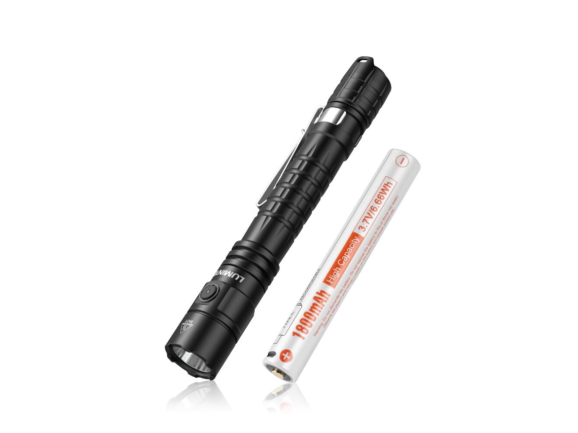 Lanterna Tática Black-lumintop P2a, Modo Duplo, 1200 Lúmens, Edc, 330 Metros, Usb Tipo C, 14100/2 Pilhas Aa, Lanterna Portátil Edc