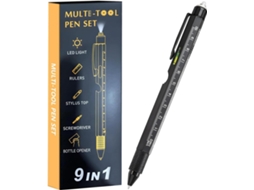 Multifuncional: Kit Utilitário, Dispositivo De Viagem| Conjunto De Chave De Fenda Com Inglesa, Caneta Óptica,