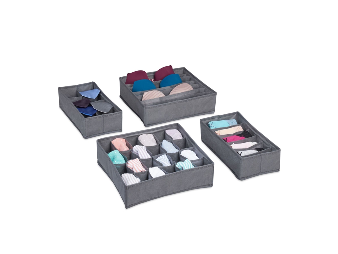 Conjunto De 4 Organizadores Para Moda Íntima