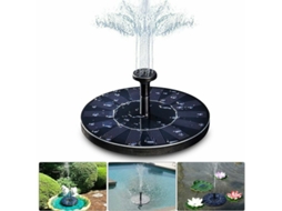 Fonte Solar Com Bomba Solar De 1,4 W, 4 Efeitos, Altura De 16 Cm, Potência Máxima.