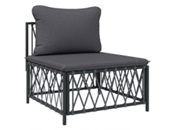 Garden Middle Sofa, Garden Middle Sofas Vidaxl Antracite Tecido (n/a)