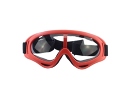 Óculos de esqui com alça ajustável, proteção ocular à prova de vento para patinação e ciclismo para adultos BRILVIBERA