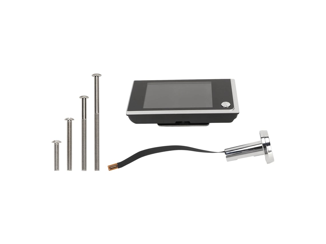 Campainha digital com olho de bugre eletrônico 3.5 polegadas ângulo 120° câmera LCD S/MARCA
