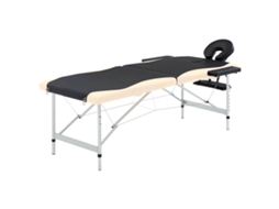 Massage Table, Massage Tables Vidaxl Preto Alumínio
