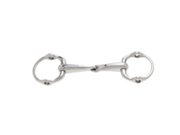 Snaffle de Mordaça de Anel Fixo Prateado 12.5 Cmsefton
