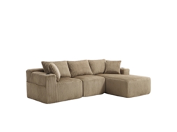 Conjunto de Sofá Modular com chaise e 2 lugares DELCOND
