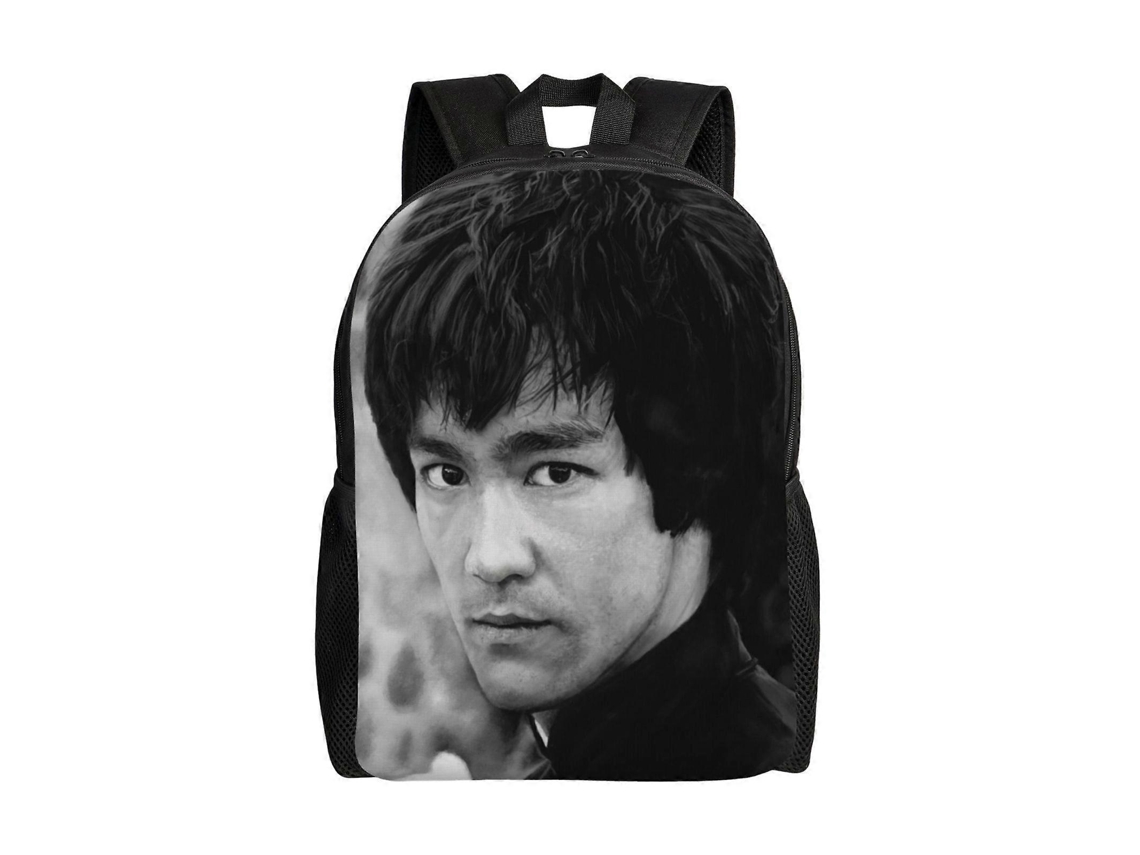 Mochila Bruce Lee T1456 Para Estudantes, Durável E Leve, Alça De Ombro Impermeável E Respirável N1456 Olysi Shop