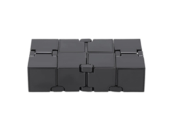 Primerox brinquedo Cúbico Sólido de Descompressão Anti Pressão com Bola de Aço Acessório de Mesa Preto