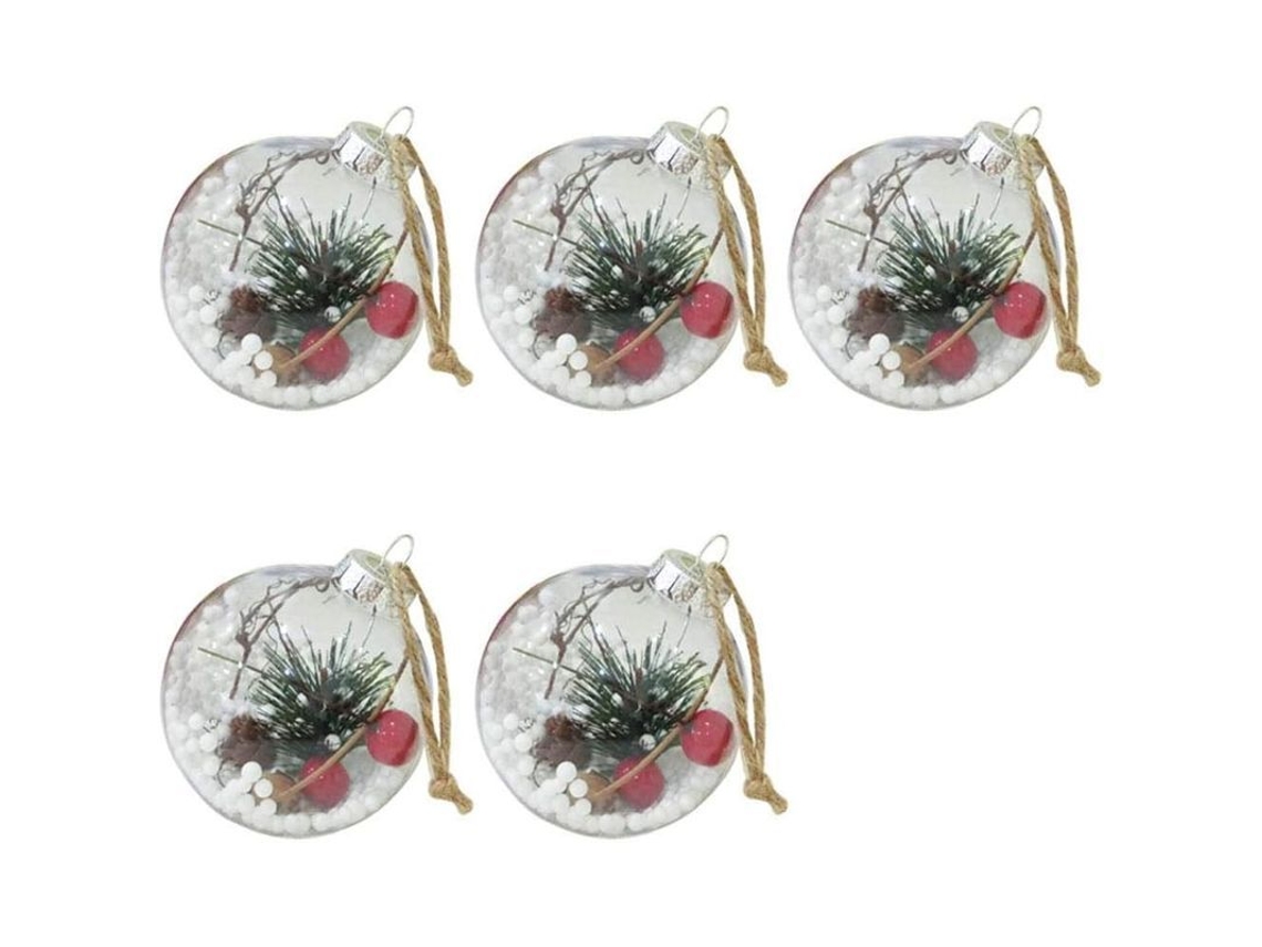 Adornos De Natal Para Árvore, Bolas De Natal Práticas, Pingentes De Plástico Resistente A Quebras
