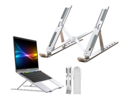 Suporte para laptop - Universal - Ajustável - Dobrável - Alumínio - Para Macbook Air Pro, Acer, Dell e mais laptops e tablets de 10 a 16,8