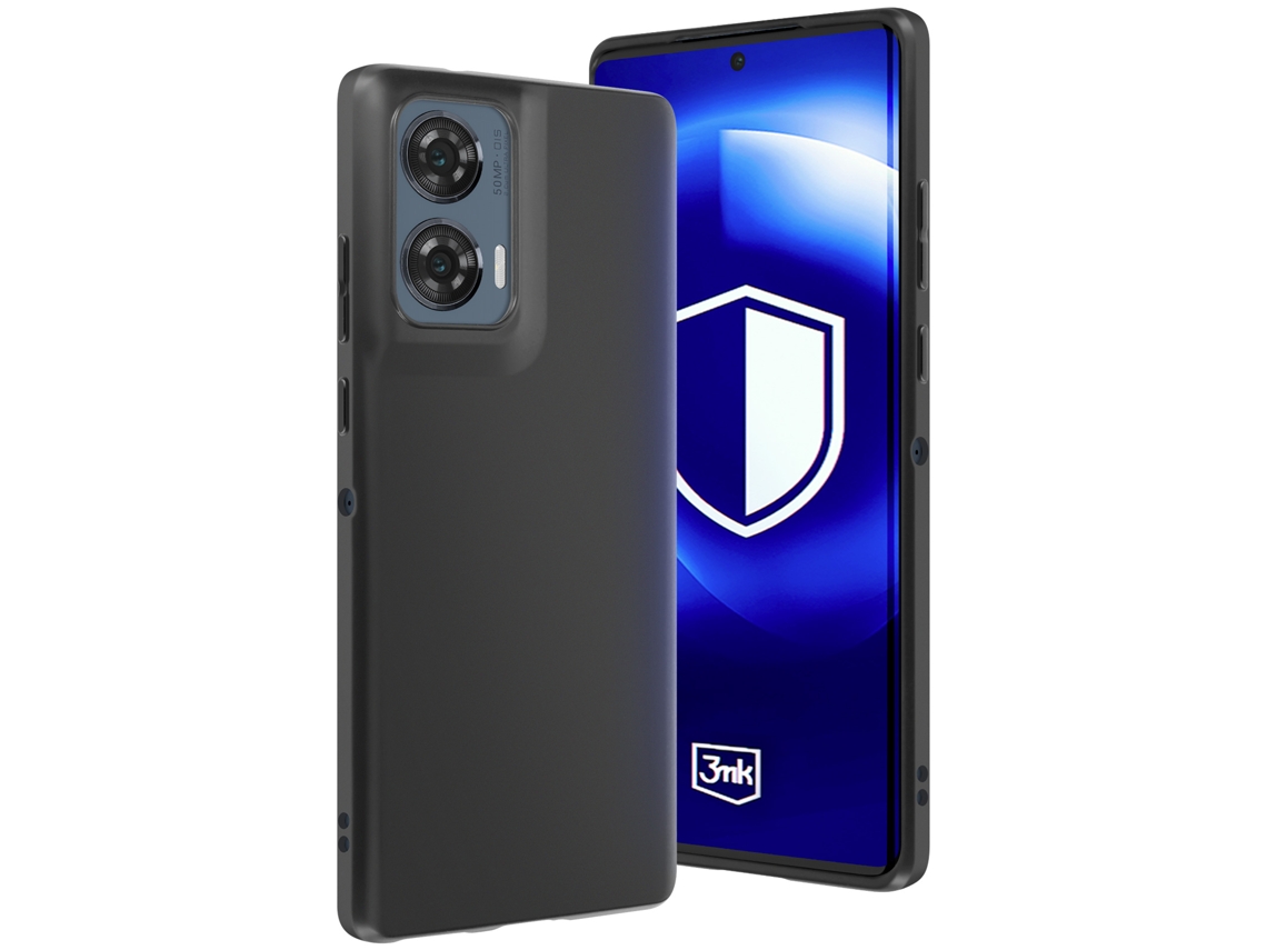 Capa Soft Touch para Motorola Motorola Edge 50 Fusion 3MK Silicone Preto