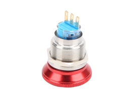 Botão de Emergência 22mm Impermeável Auto blocante