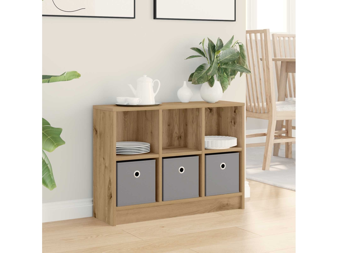 Vidaxl Buffet Carvalho Artesanal 73,5 X 22,5 X 53,5 Cm