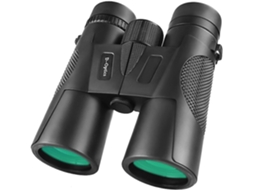 Binóculos 12x42 para Adultos com Visão Nítida em Condições de Pouca Luz Telescópio com Ocular Grande para Observação de Pássaros JYTGALX (preto)
