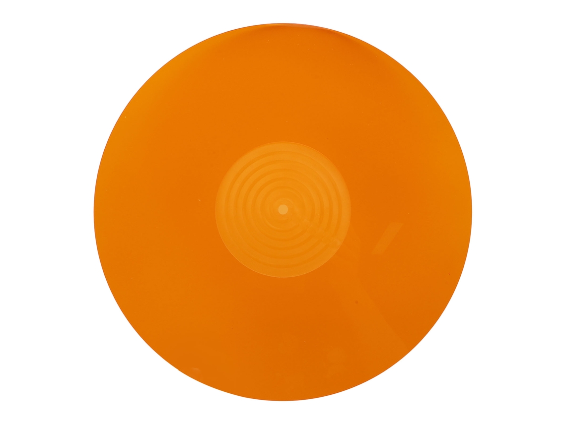 Tapete Anti-estático De Acrílico Para Toca-discos Profissional 12 Polegadas Laranja Para Lp