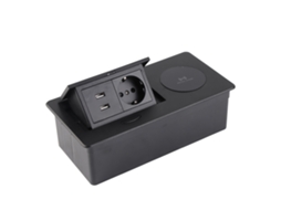 Tomada Pop-up Com 2 Portas Usb Para Mesa Oculta