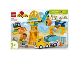 Lego® 10476 Duplo® Obra E Veículos 3em1 – Betoneira, Guindaste E Caminhão