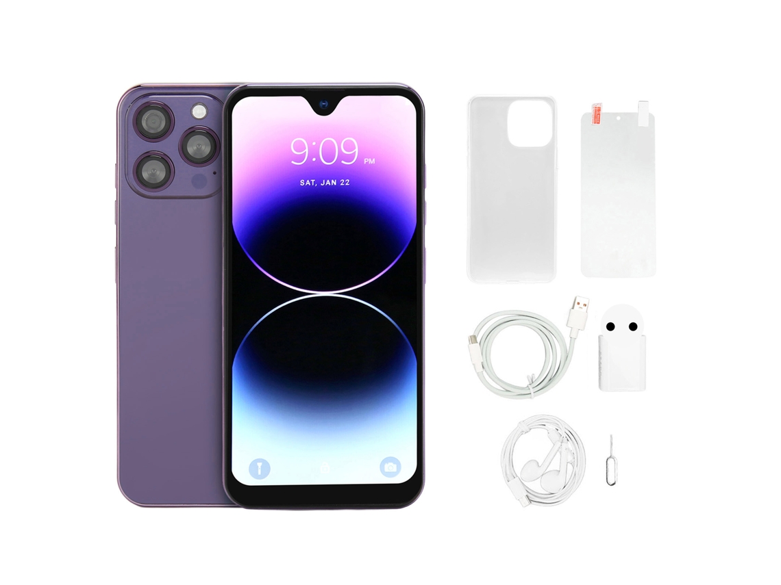 Laxiscreed I14 Pro Max - Telefone Móvel 6.7" 5g Wi-fi De Alta Performance