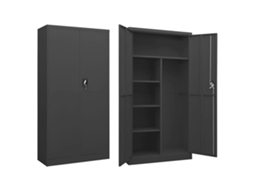 Vidaxl Cacifo 90x40x180 Cm Aço Antracite