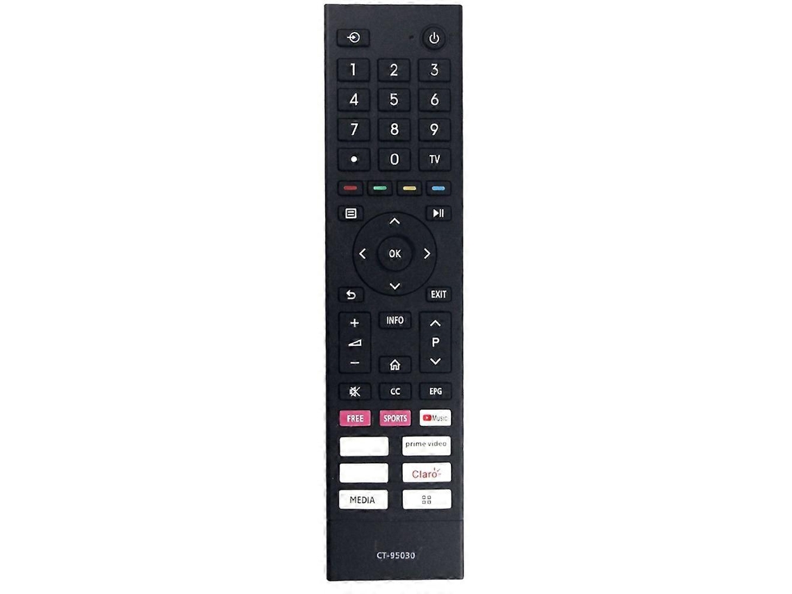 Controle Remoto De Substituição Ct-95030 Para Tvs Toshiba 4k Oled Lcd.