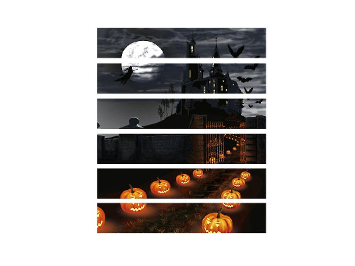 1Pcs Adesivo de Escada de Halloween para Decorações de Halloween ALLINLESS