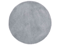 Shaggy Rug, Shaggy Rugs Vidaxl Cinzeto Poliéster (ø 100 Cm)