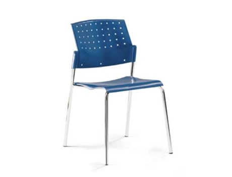 Cadeira de Visitante RIVA Fixa Movie 550 Cinzento (Polipropileno)