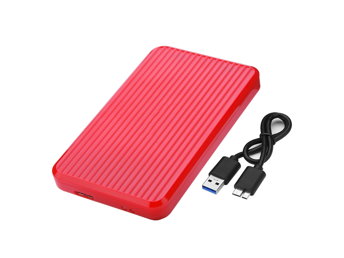 Enclosure Para Disco Rígido Usb3.0, Case Para Hdd/ssd 2.5 Polegadas, Instalação Sem Ferramentas.